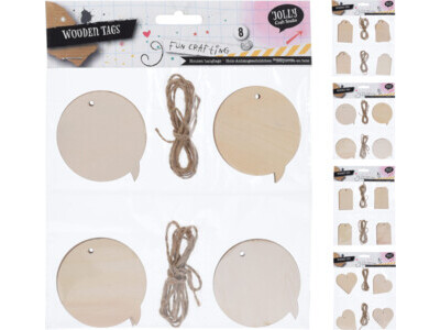 Labels wood hobby