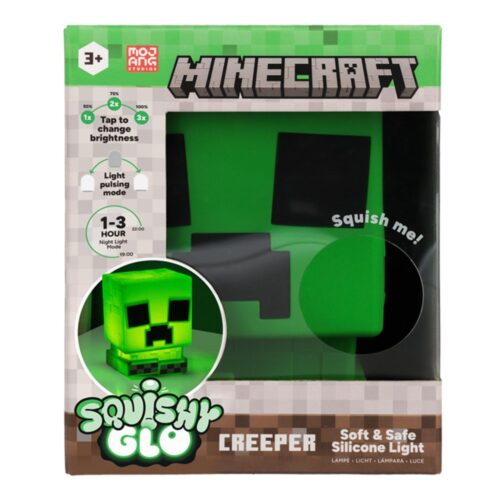 Minecraft Creeper Squishyglo Silicone Light