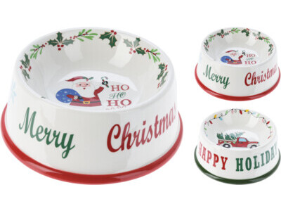Dierenvoerbak 2ass xmas design