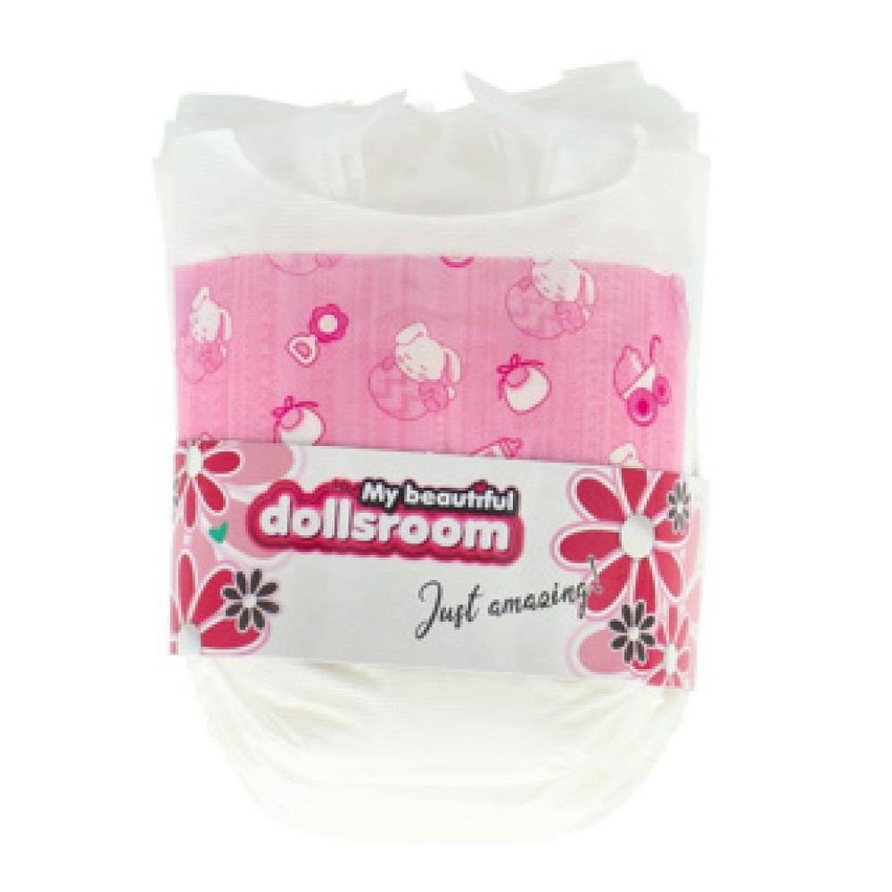 My Beautiful Dolls Room Doll Diapers 5 Pieces