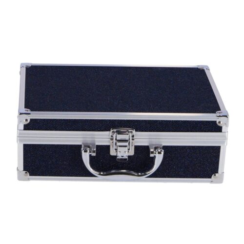Casuelle Aluminium Case Blue Black Glitter