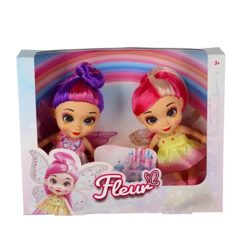 Fleur poppen set fairy 2 stuks (assortiment – willekeurige uitvoering)