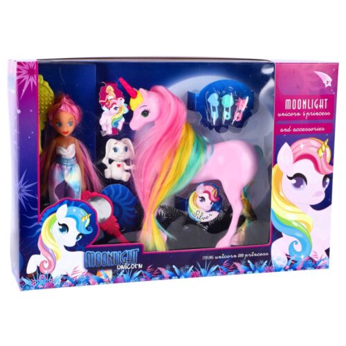 Moonlight Doll Set With Horse