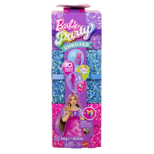 Barbie Reveal Party Unbox Glam Pink Curvy Doll