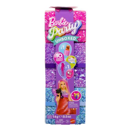 Barbie Reveal Party Unbox Glam Red Doll