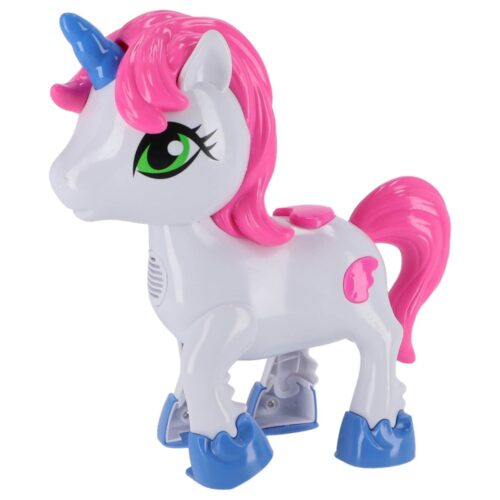 Unicorn with light and sound talk back function