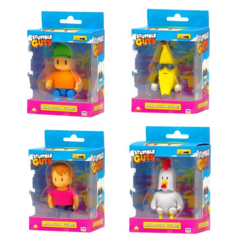 Stumble guys mini action figuur 8 cm assorti (assortiment – willekeurige uitvoering)