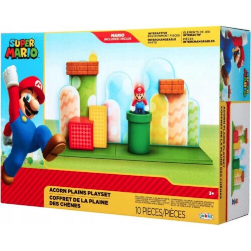 Super Mario 6,5 cm Actieset Acorn Plains