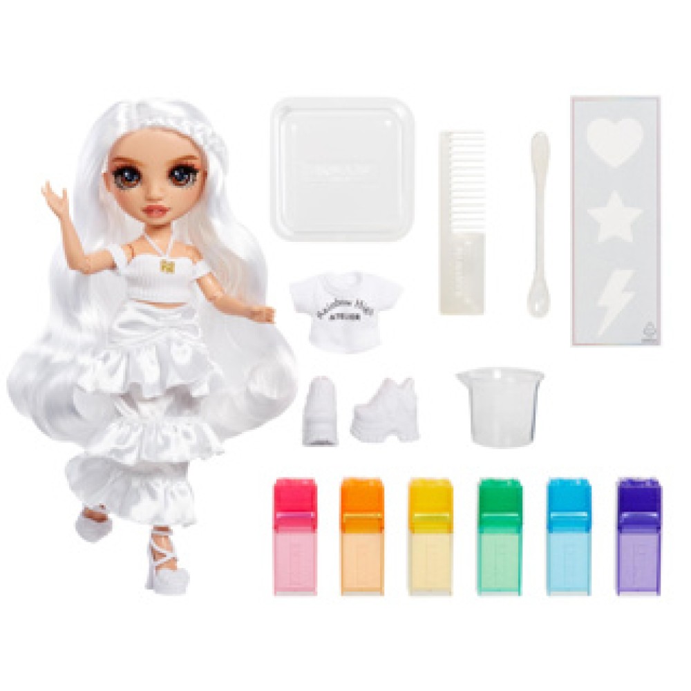 Rainbow H. WaterColor & Create Theme Dolls brown Eyes - Image 2