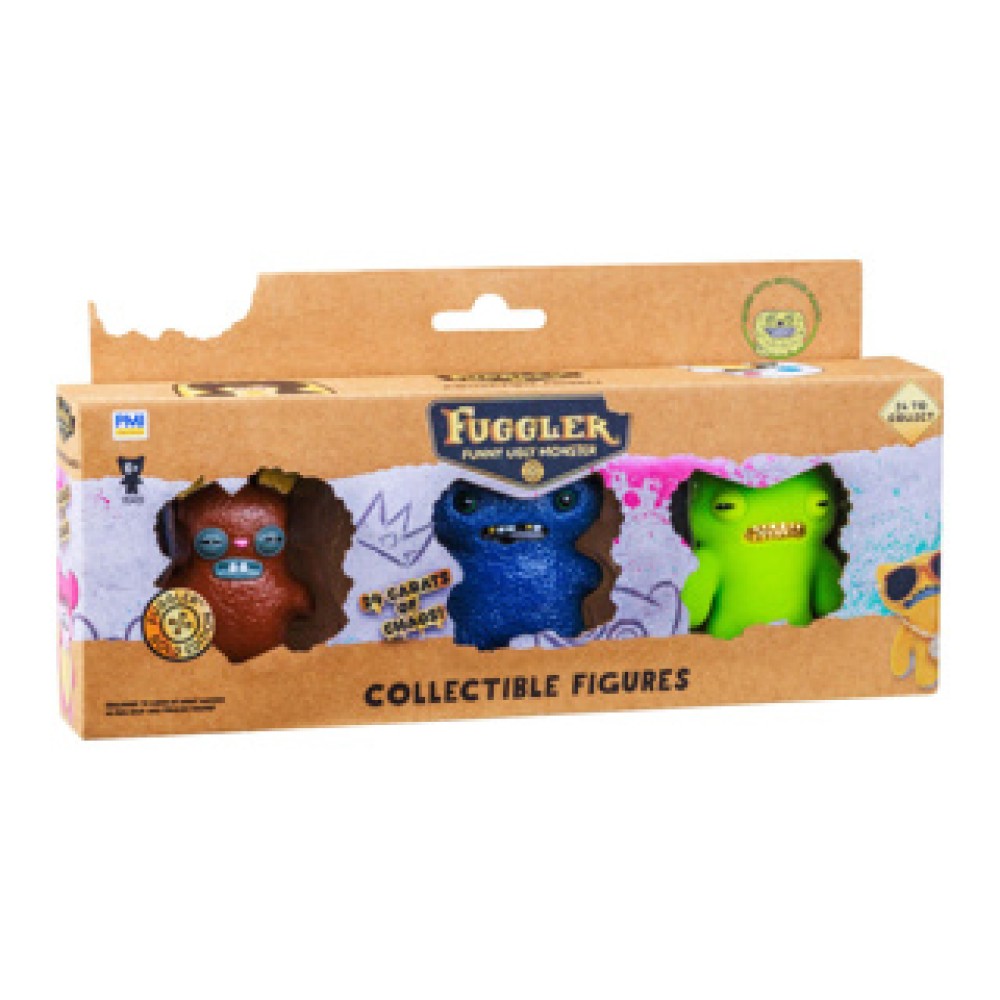 Fuggler 3-pack 7cm assorti (assortiment – willekeurige uitvoering)