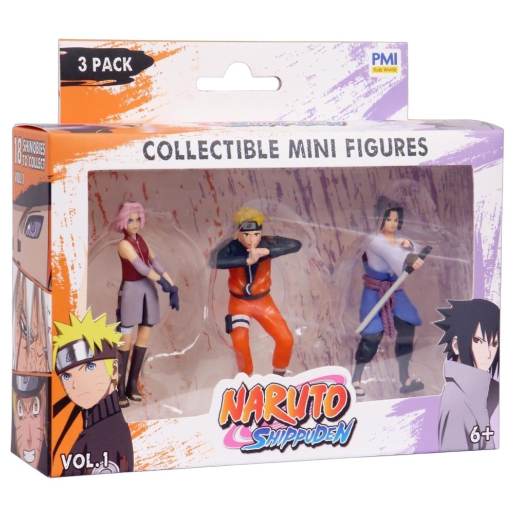 Naruto 3-pack 7cm assorti (range of random version))