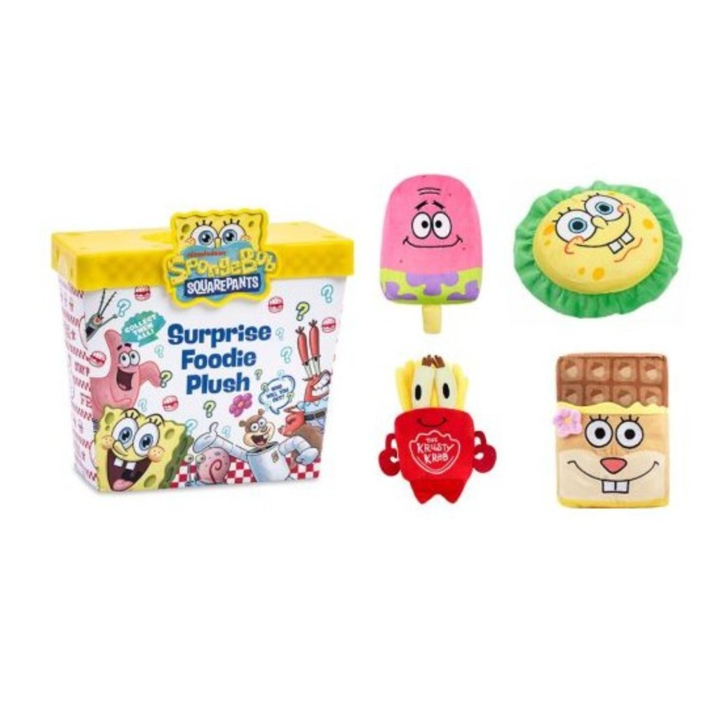 Spongebob surprise foodie pluche 4 assorti (assortiment – willekeurige uitvoering)
