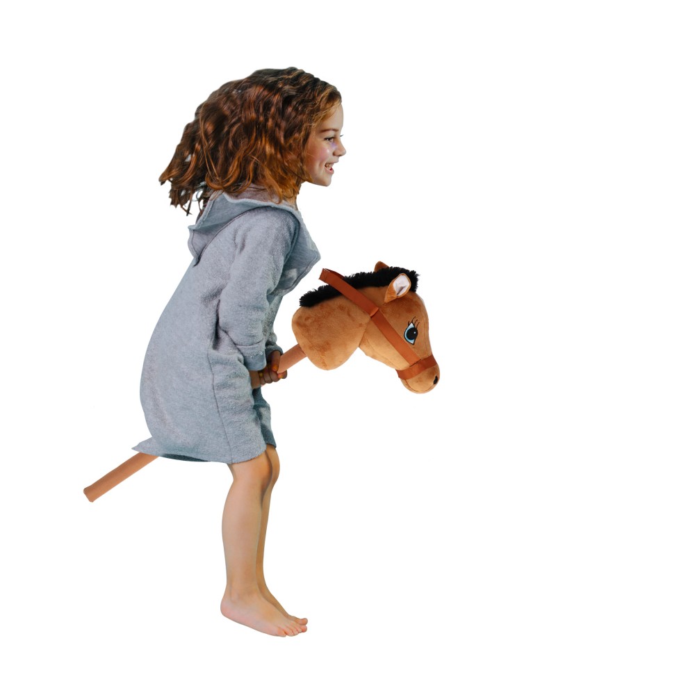 Pluchiez pluche stokpaardje 70 cm
