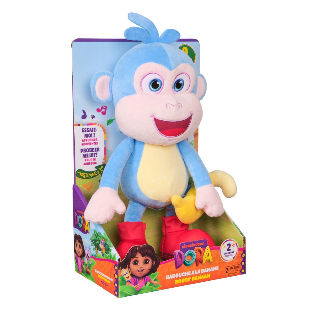 Dora Boots Plush Met Muziek & Geluid (33 Cm) (Nl/Fr)