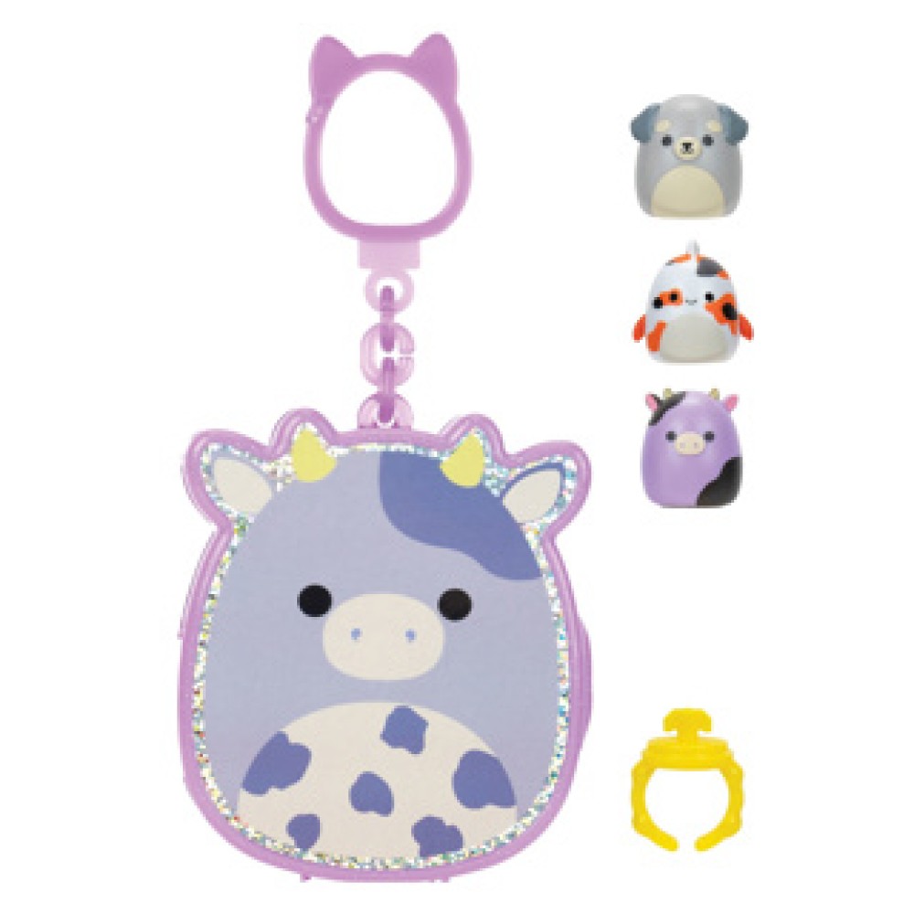 Squishalongs sleutelhanger clips assorti (assortiment – willekeurige uitvoering)