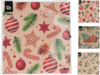 Servetten 33x33cm 16sts 3a