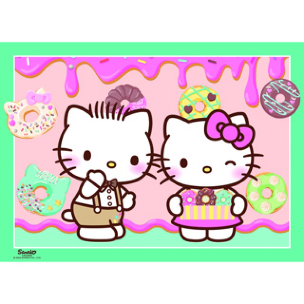 Puzzel Hello Kitty 4 in 1 100 stukjes