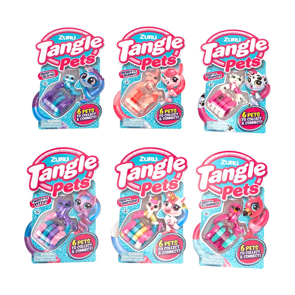 Tangle Pets Junior 6 Assorti (assortiment – willekeurige uitvoering)