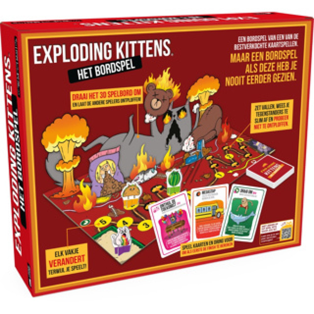 Spel Exploding Kittens Het Bordspel