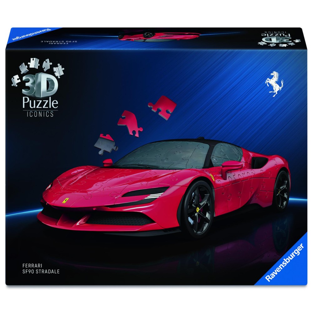 Ravensburger Iconics 3D Ferrari puzzle SF90 Stradale