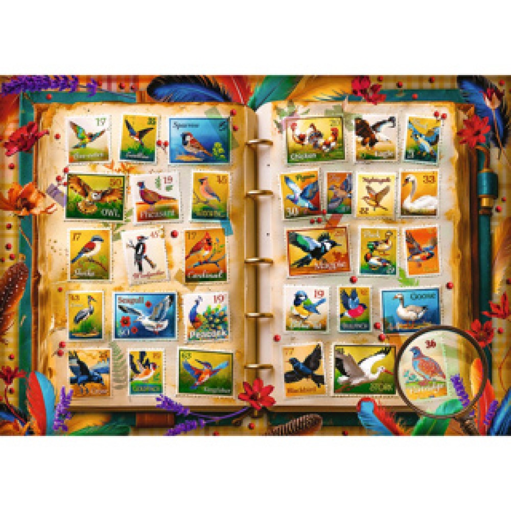 Puzzel postzegelcollectie 1000 stuks