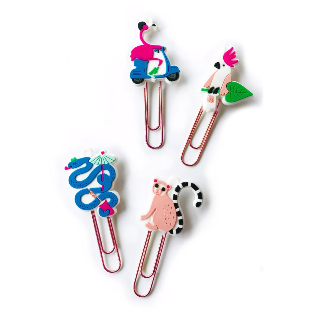 Blah Blah Paperclips Animals 4 Pieces
