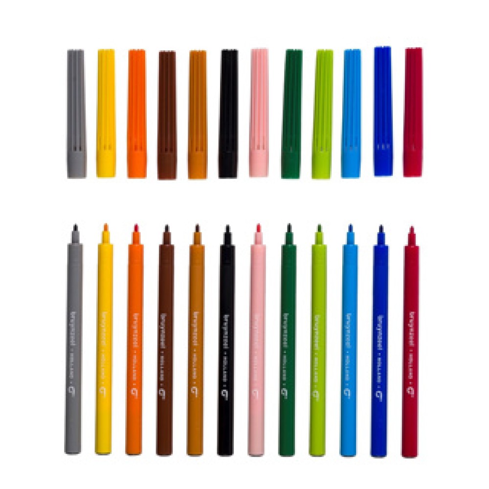 Bruynzeel Felt tips 12 Pieces