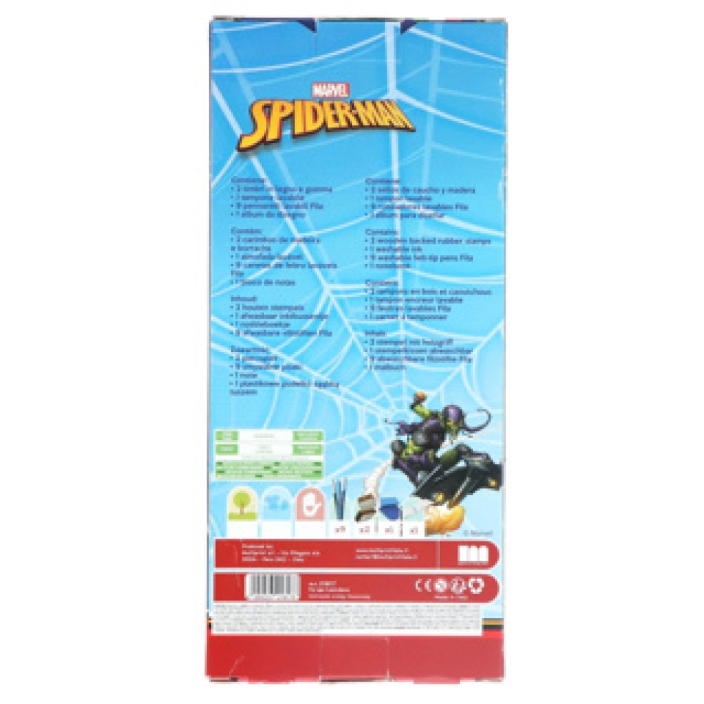 Kleuren stempel set Spiderman 13-delig
