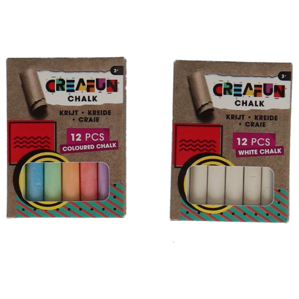 Creafun Crayon White/Colored