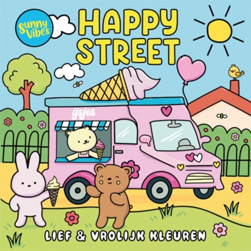 Sunny Vibes Coloring Book Happy Street