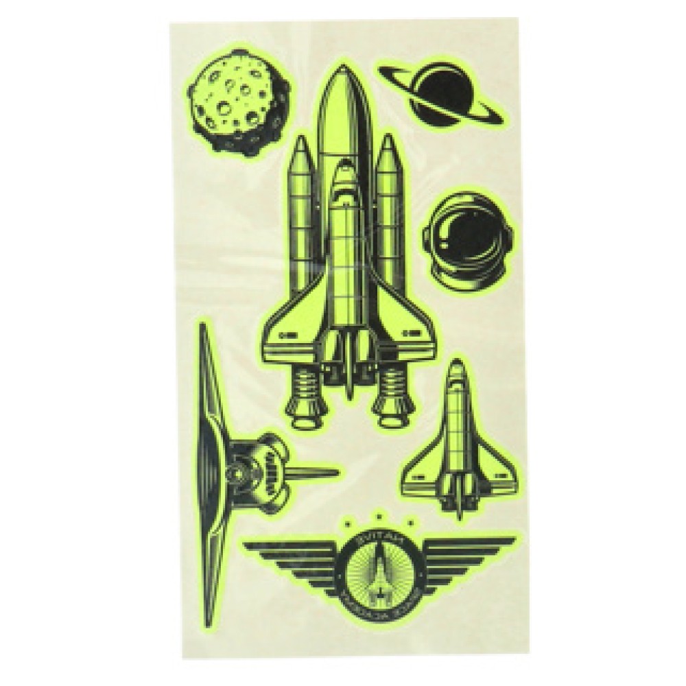 Glow In The Dark Tattoo 2 Assorti (assortiment – willekeurige uitvoering)