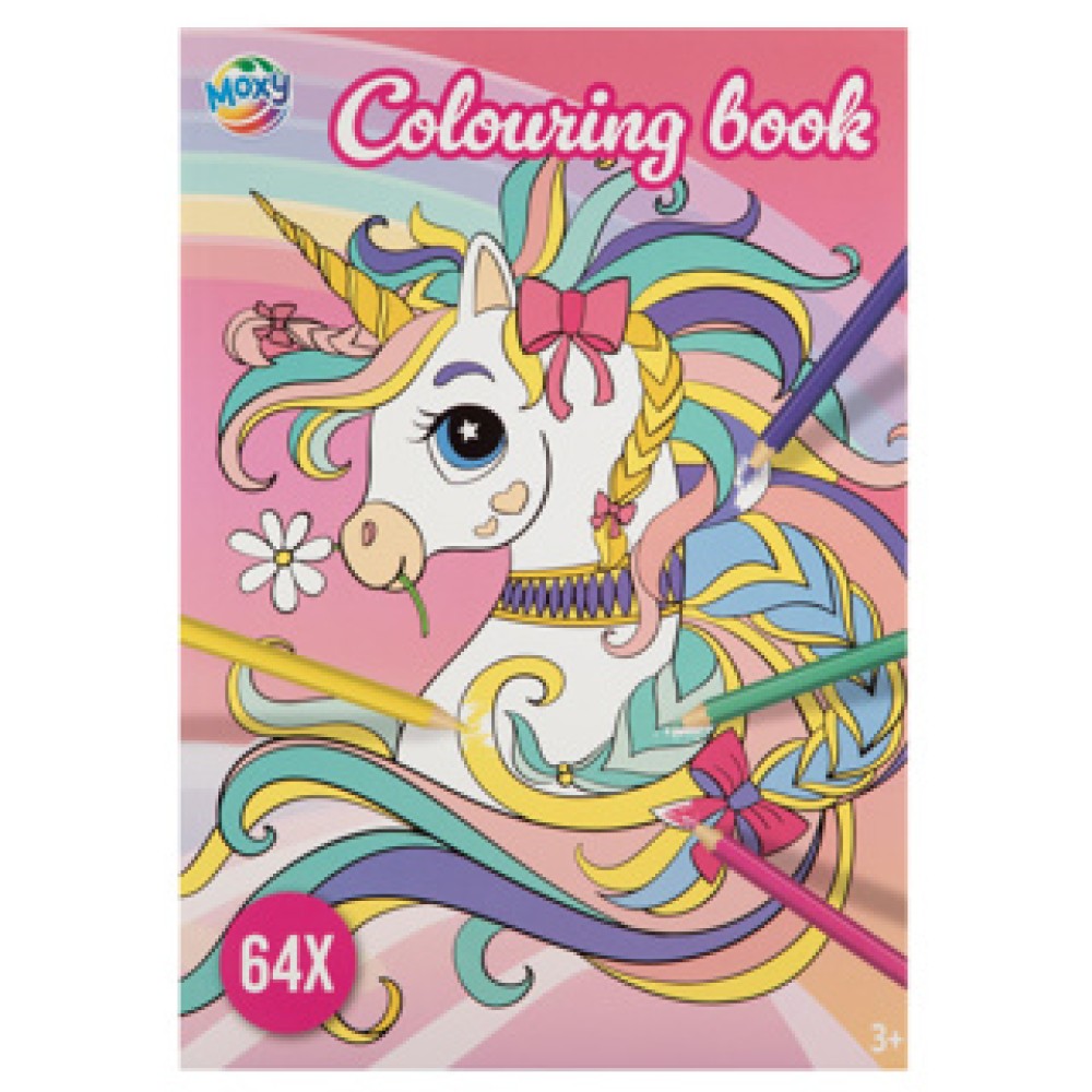 Coloring book mega A4 64 pages 3 assorti (range of random version)