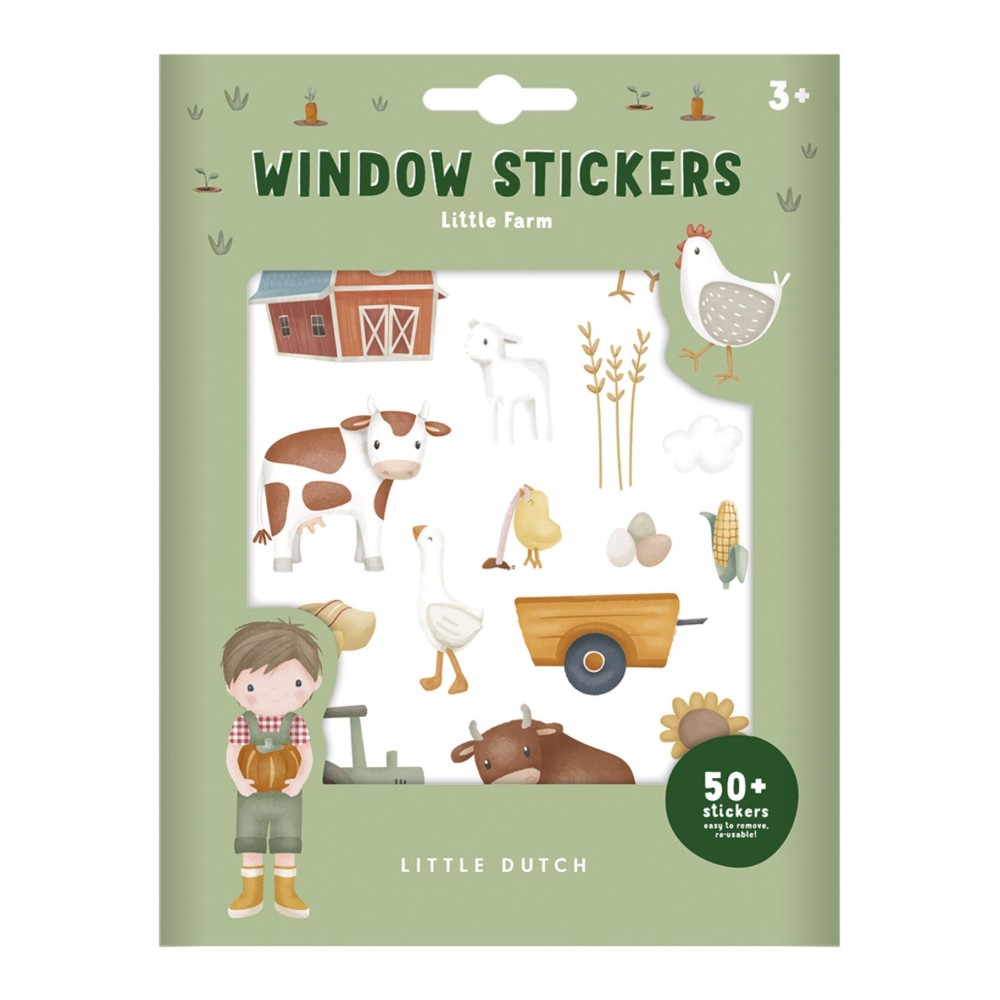 Little Dutch window stickers farmhouse