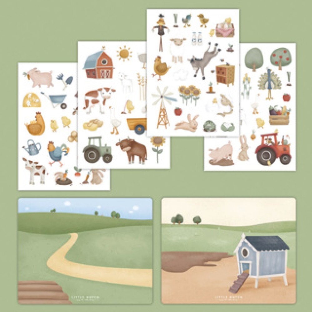 Little Dutch window stickers farmhouse