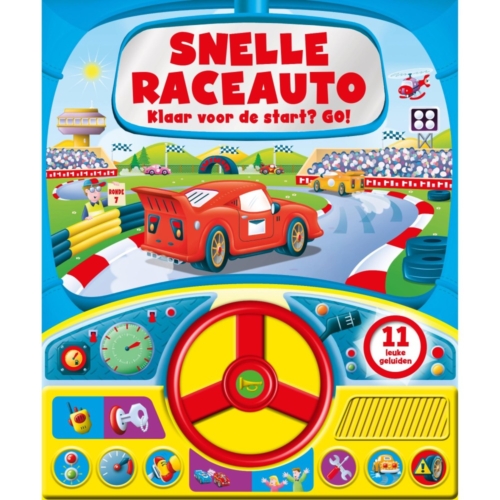 Boek Geluidenboek Snelle Raceauto