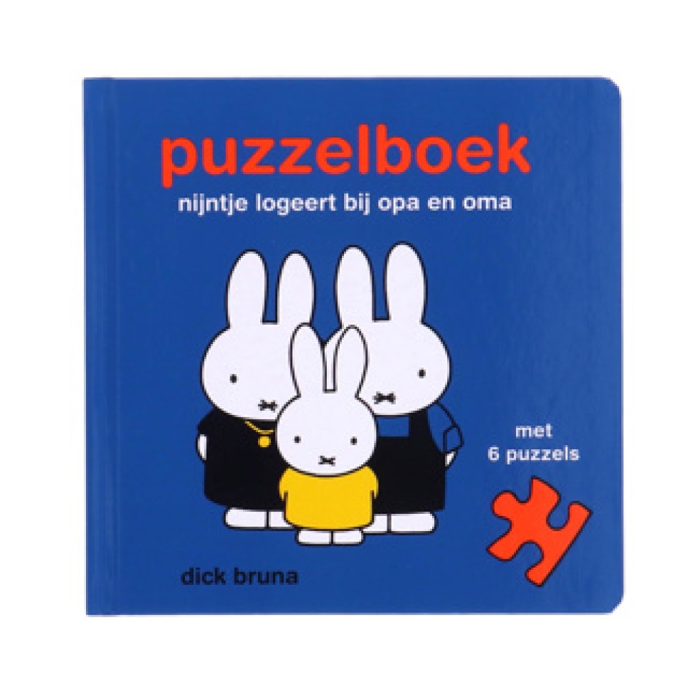 Book Puzzle, Miffy Stays with Grandpa and Grandma