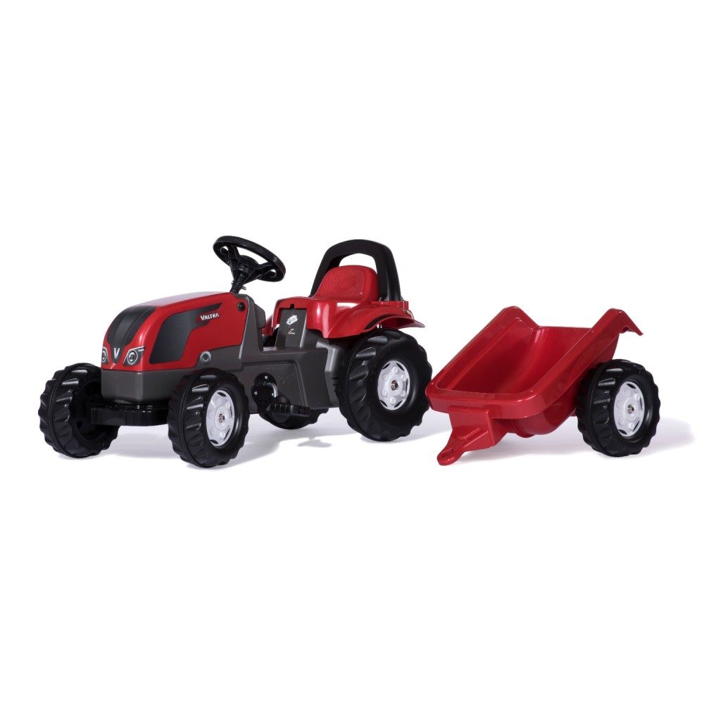 Traptractor Rolly Toys Valtra Met Aanhanger