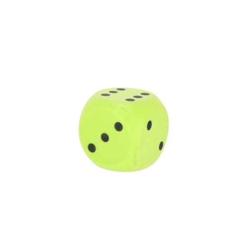 Dobbelsteen soft 16cm groen