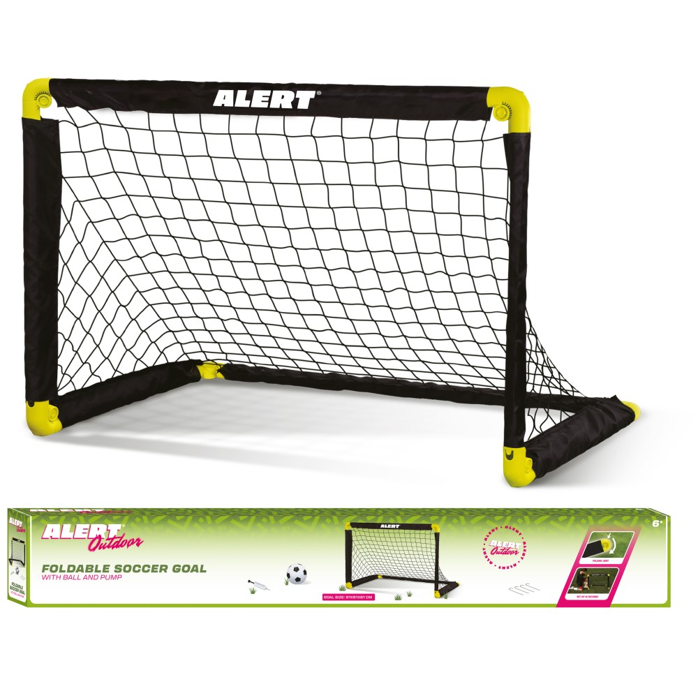 Alert Target foldable 91x61x61cm including football and pump