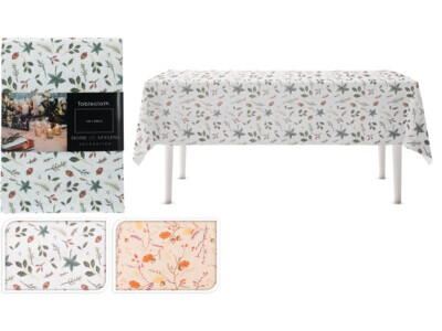 Tablecloth 140x250cm 2ass