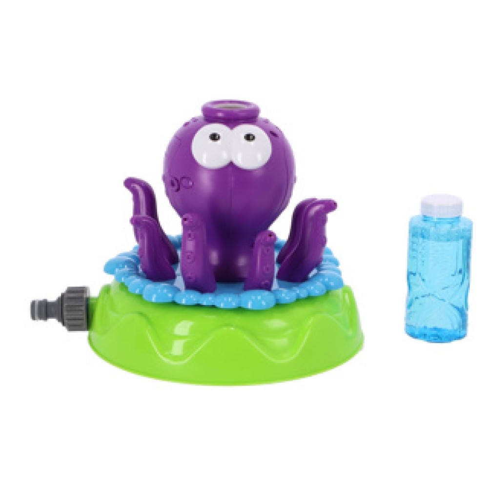 Water sprayer octopus with bubble bell deluxe (range of random version))