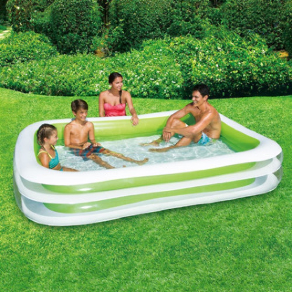 Summer Waves Zwembad Familie Deluxe 2-Rings 262 X 175 X 46 cm