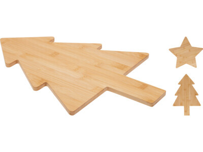 Serveerplank bamboo 36cm 2ass