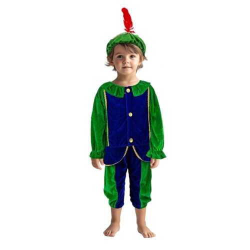 Pietenpak Groen/Blauw 110-116 Cm