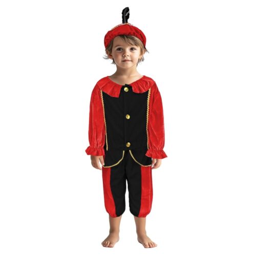 Piet suit Black/ Red 110-116 Cm