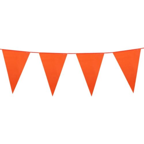 Vlaggenlijn XL 10 Meter Oranje