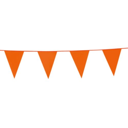Vlaggenlijn 10 Meter Oranje