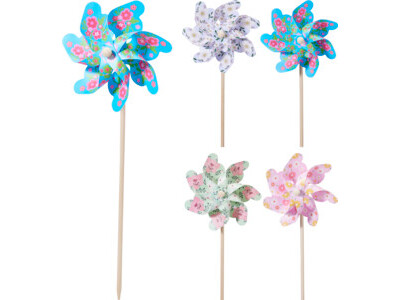 Windmill 47cm 4ass flower disp