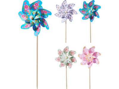 Windmill 55cm 4ass flower