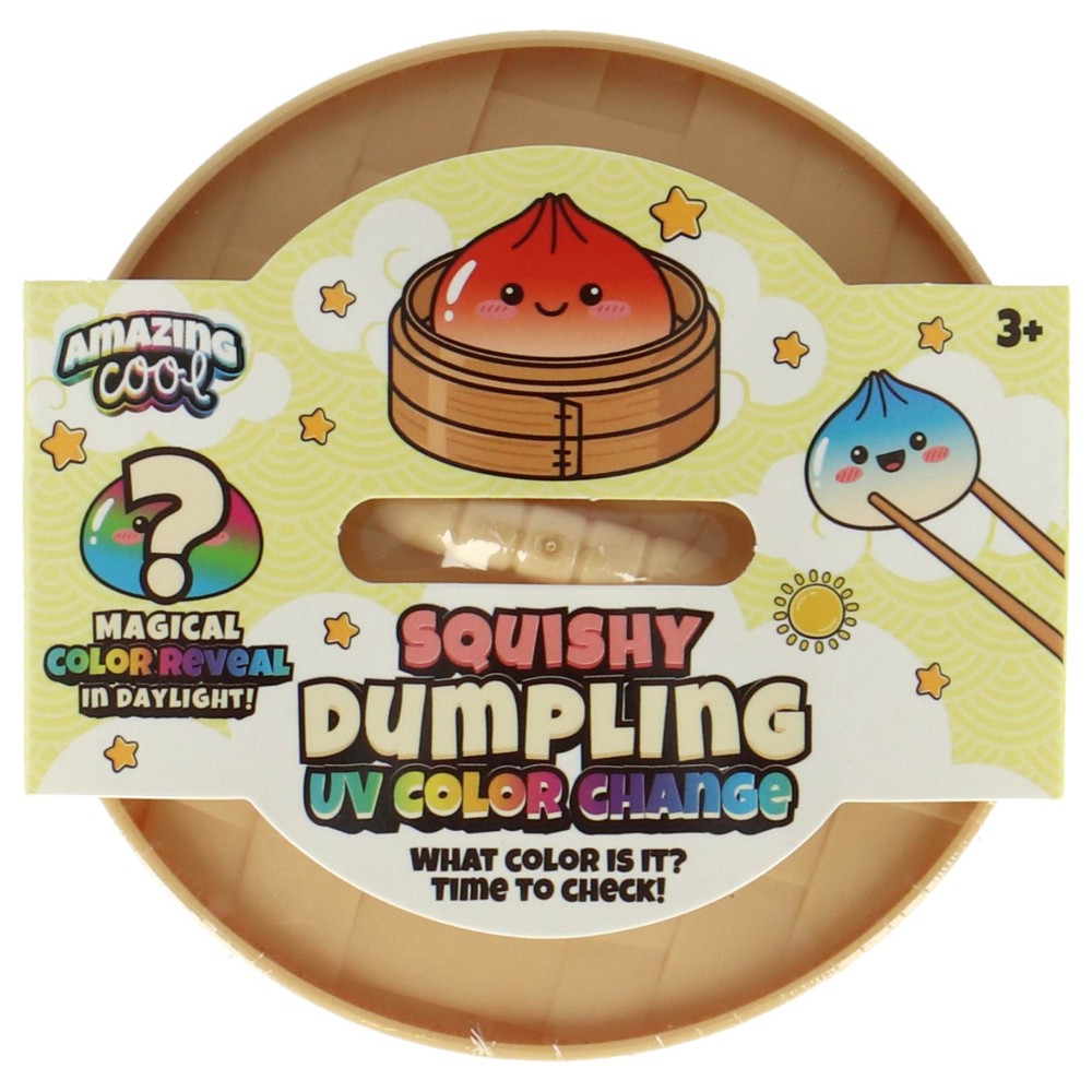 Amazing Cool dumpling squeeze color change uv 9 cm 4 assorti (assortiment – willekeurige uitvoering)